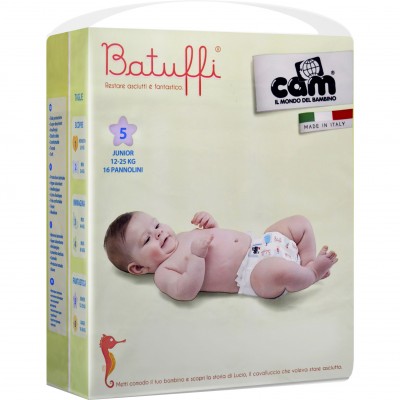 Pannolini Cam Batuffi Junior 12-25 Kg (16pz) Pannolini Cam Batuffi Junior 12-25 Kg (16pz)