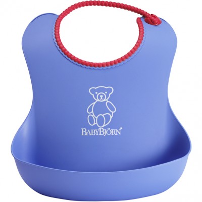 Bavaglino Baby Bjorn Soft Bib Azzurro /