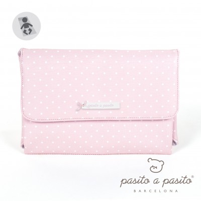 Borsa Fasciatoio da Viaggio Pasito a Pasito Atelier in Ecopelle Rosa