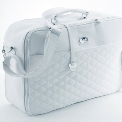Borsa Mamma Nanan Azzurra Ecopelle Trapuntata