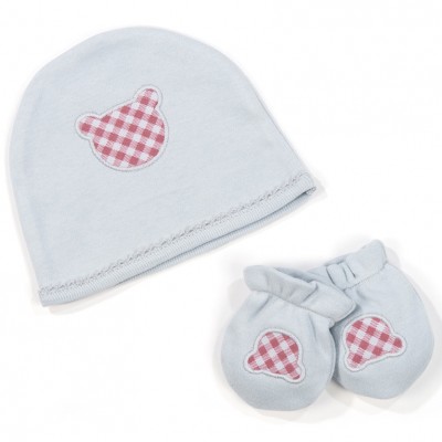 Cappellino + Guantini Pasito a Pasito Bebe English Rose Quadro /