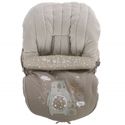 Jane Sacco Universale Ovetto Moon Footmuff Taupe /