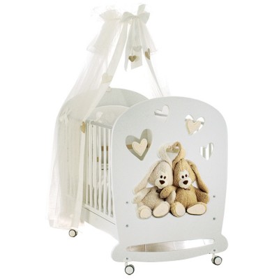 Lettino Cremino Trudi Baby Expert Bianco