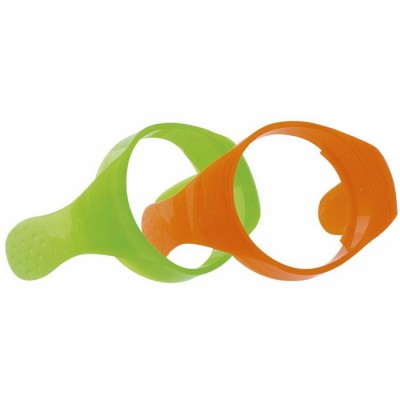 Manici per Biberon Chicco Benessere Verde Arancione