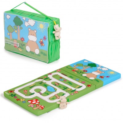 Materasso per Lettino da Campeggio h6 Hauck Sleeper Hippo Green