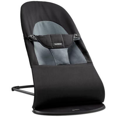 Sdraietta Baby Bjorn Balance Soft Cotton Nero e Grigio
