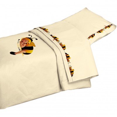Set Lenzuola Lettino Anne Geddes Baby Bee