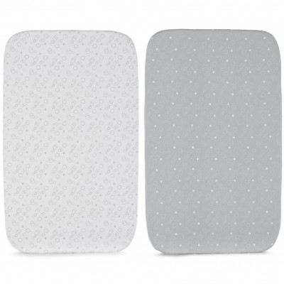 Set Lenzuola con Angoli Chicco per Culla LullaGo e Next 2 Me Circles
