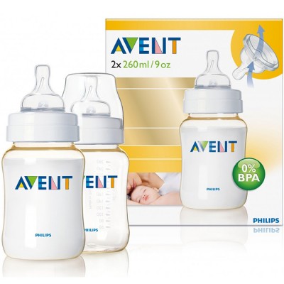 Set Biberon Avent 2x260 ml / Set Biberon Avent 2x260 ml /