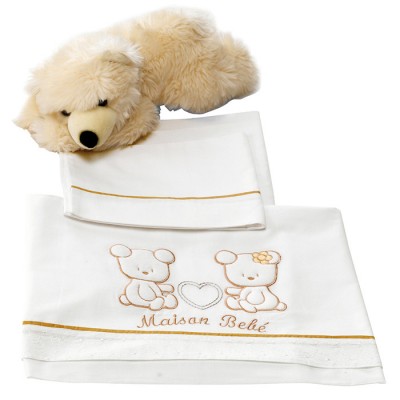 Set Lenzuola Lettino Pali 3pz Smart Maison Bebé