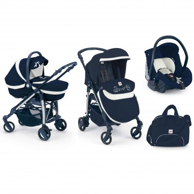ELEGANT FAMILY TRIO CAM TRIO CAM ELEGANT FAMILY 592 BLU FIOCCHETTO