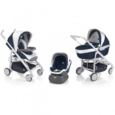 Trio Chicco Love Fabulous Edition Blue Moon + Materasso e Cuscino Omaggio