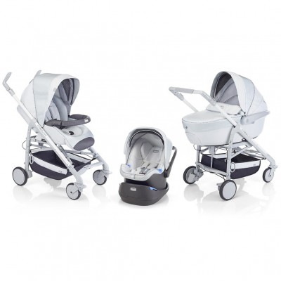 Trio Chicco Love Fabulous Edition Silver Star + Materasso e Cuscino Omaggio