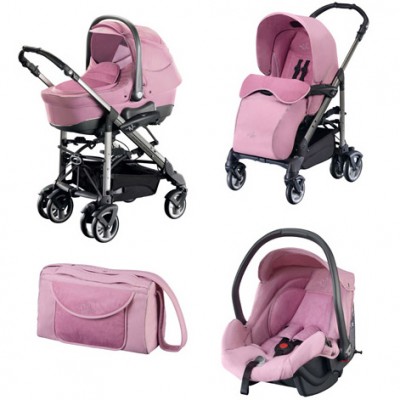 Trio Neonato Synchro Sport 4 Seasons Rosa /