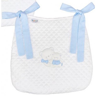 Borsa Porta Pigiama Andy & Helen Ricamato D35 Cielo