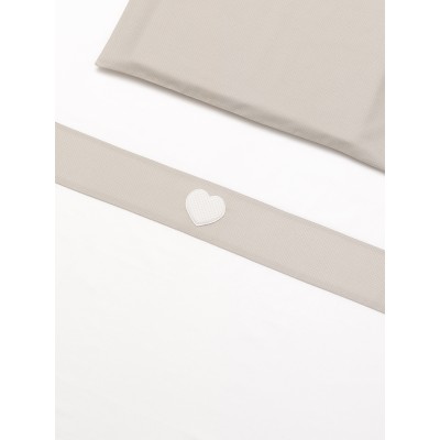 Completo Lenzuola Erbesi Ariel Tortora 3pz