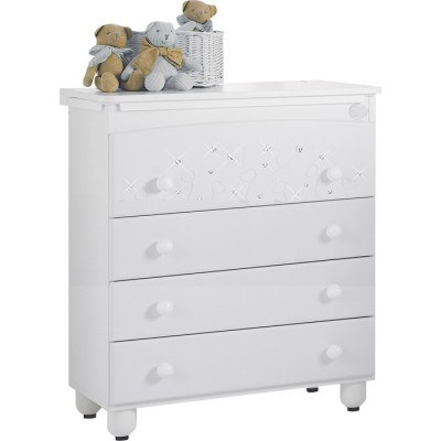 Bagnetto Fasciatoio Baby Expert Butterfly Bianco /