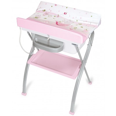 Bagnetto Fasciatoio Brevi Lindo Plouf Plouf Rosa