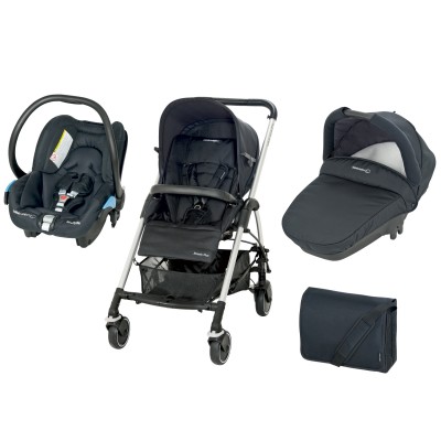 TRIO BEBE CONFORT STREETY PLUS TOTAL BLACK