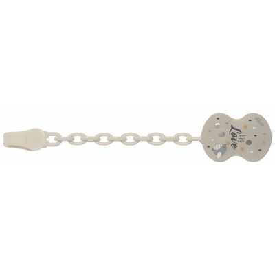 Clip Chicco Con Catenella Big Love Beige