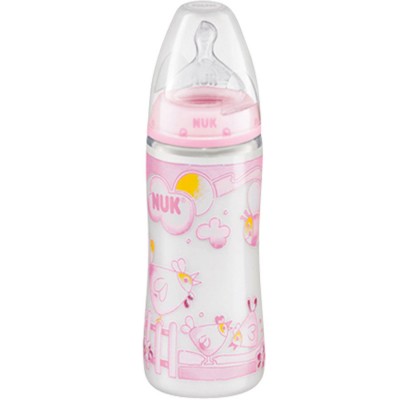 Nuk Biberon Silicone 300ml Rosa /
