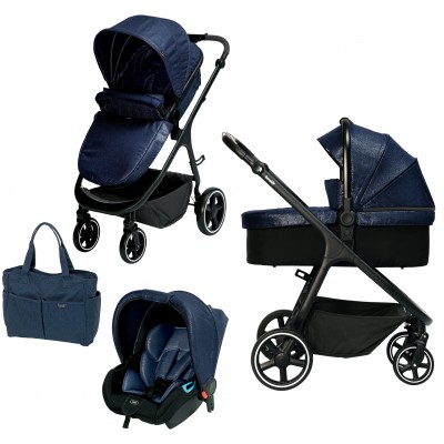 Trio Brevi Adon con Navicella Morbida Blue Blazer 087