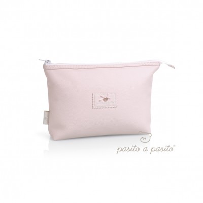 Borsa Necessarie Pasito a Pasito Alejandra in Ecopelle Rosa /