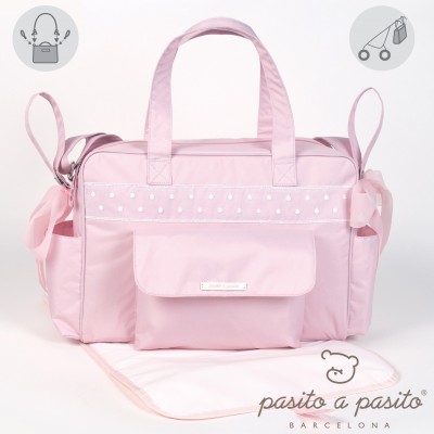 Borsa Fasciatoio da Passeggino Pasito a Pasito Nursery Rosa Borsa Fasciatoio da Passeggino Pasito a Pasito Nursery Rosa