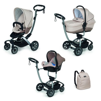 Trio Foppapedretti Myo Tronic Platinum con Motore Elettrico Sand Trio Foppapedretti Myo Tronic Platinum con Motore Elettrico Sand