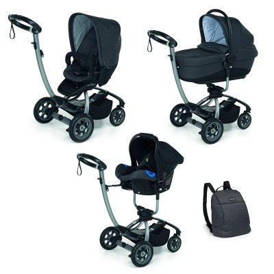 Trio Foppapedretti Myo Tronic Platinum con Motore Elettrico Black