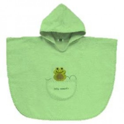 Poncho Accappatoio Chicco Verde Rana 12m+
