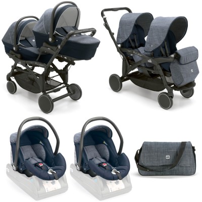 Trio Gemellare Cam Twin Pulsar Blu 625