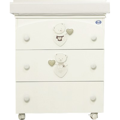 Cassettiera Fasciatoio Pali Celine Baby Bianco