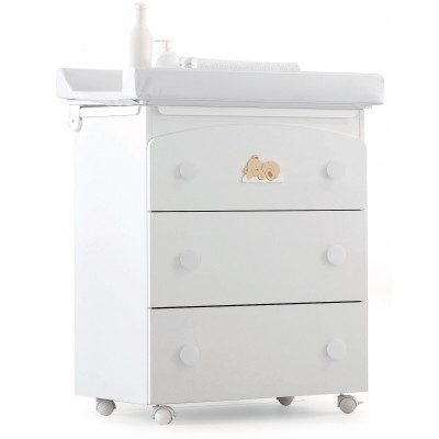 Cassettiera Fasciatoio Azzurra Design Web Bianco