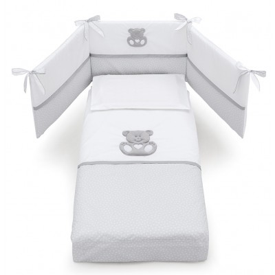 Completo Piumone Erbesi Charly Bianco Grigio