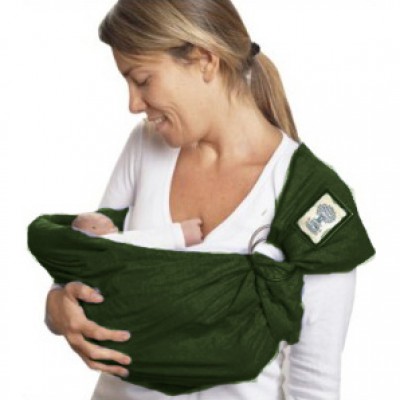 La Terra e L'Albero Fascia Porta Bebè Pula di Farro Verde M La Terra e L'Albero Fascia Porta Bebè Pula di Farro Verde M