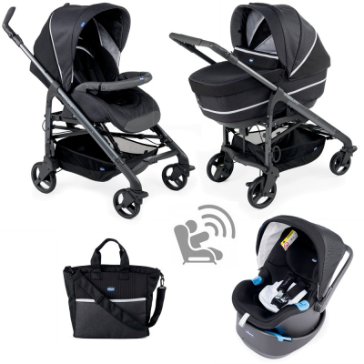 Trio Chicco Love Up Bebe Care Pure Black