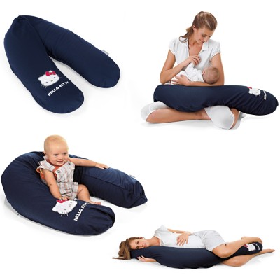 Cuscino Allattamento Bobo Hello Kitty Blu /
