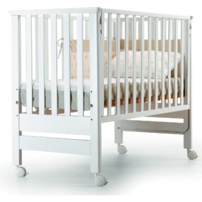 Lettino Culla Co-Sleeping Contact Azzurra Design Bianco con Materasso OUTLET