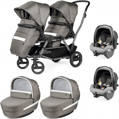 Trio Gemellare Peg Perego Duette Piroet City Grey