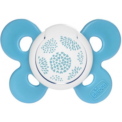 Succhietto Chicco Physio Forma Silicone Celeste 6-16m