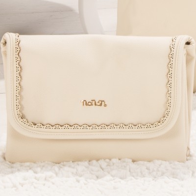 Fasciatoio da Viaggio Nanan Ecopelle Ecru