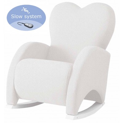 Poltrona Allattamento Micuna Love Bianco con Slow System Poltrona Micuna Love Bianco con Slow System