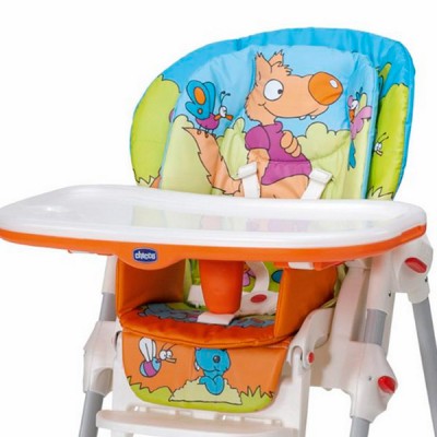 Fodera Seggiolone Chicco Polly 2 in 1 Wood Friends Fodera Seggiolone Chicco Polly 2 in 1 Wood Friends