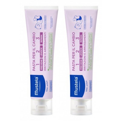 Bipack Pasta Lenitiva per il Cambio Mustela 100 ml 2 Pezzi