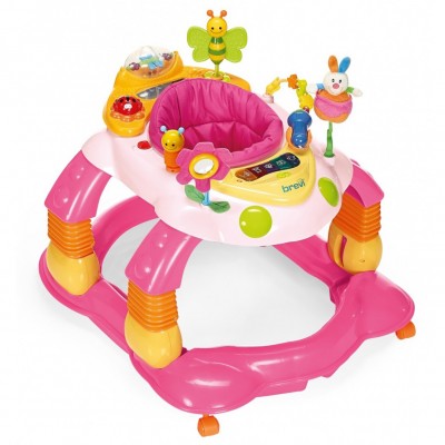 Girello Brevi Giocagiro 3 in 1 Rosa 