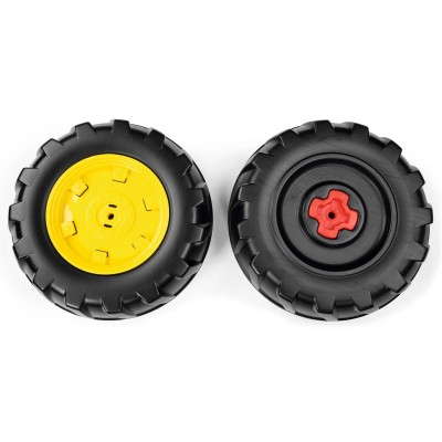 Kit Ruote Posteriori Peg Perego per Trattore e Ruspa John Deere