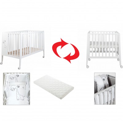 Kit Picci Nina Converse Lettino Trasformabile Culla