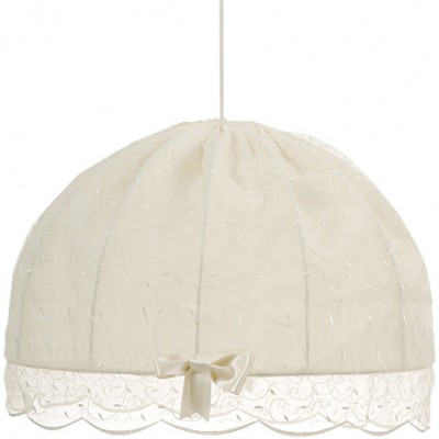 Lampadario Billo e Pallina Fiandra Lino e Organza /