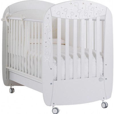 Lettino Baby Expert Butterfly Bianco /
